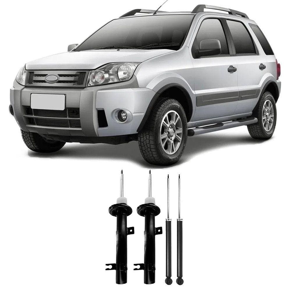 04 Amortecedores Ford Ecosport 4x4 (4WD) Dianteiro e Traseiro 2003 a 2012
