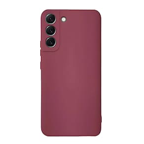 Capa Protetora Para Galaxy S22 Plus Silicone TPU Vinho