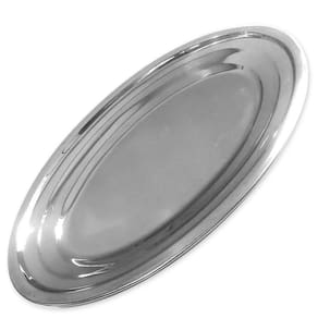 Travessa de Inox Oval 35 cm Tradicional - Art House
