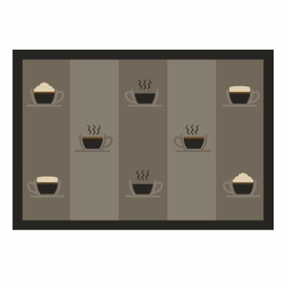 Tapete de Cozinha Kacyumara 45x65cm Decore Coffee Time