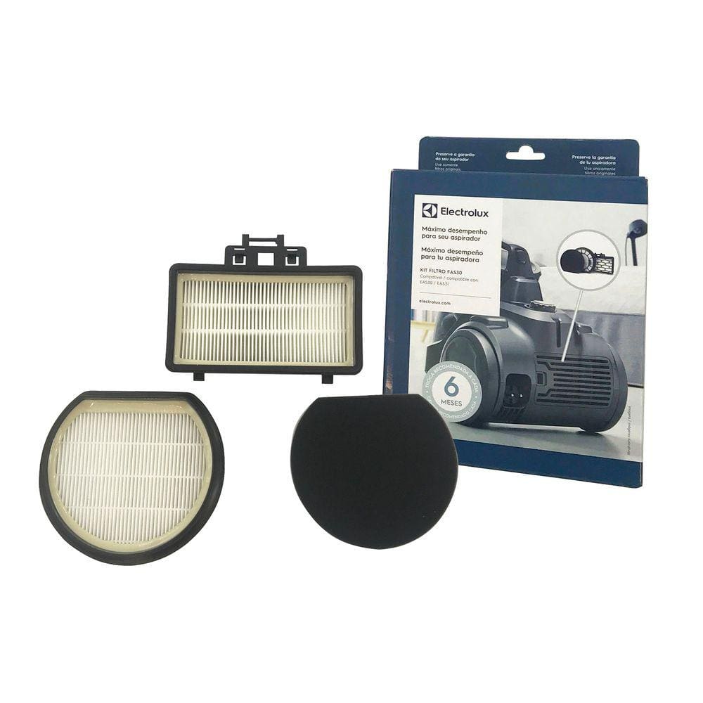 Kit Filtros Aspirador Electrolux Hepa Fas30 Eas30 Eas31 A18834401