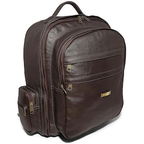 Mochila De Couro Masculina Para Viagem Tamanho Extra Grande