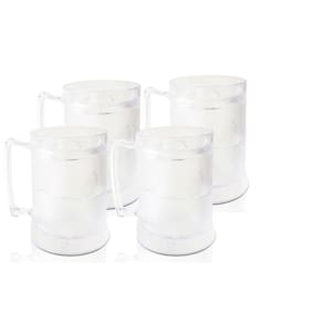 Jogo de Caneca Gel Acrilico PS com 4 peças - KrystalON Copos