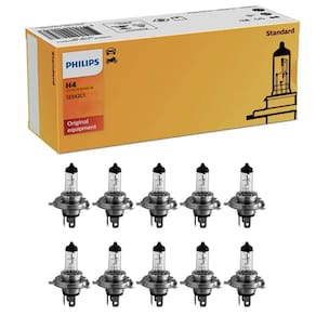 Kit 10 Lâmpada Philips Halógena Standard 55/60W 12v H4 Biodo