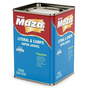 Tinta Acrílico Litoral E Campo Branco 18L - Maza