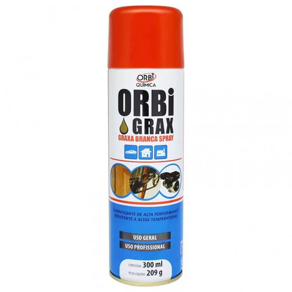 Graxa Branca Spray 300ML Orbi Quimica 1539 OQ