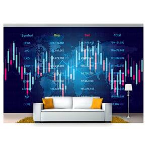 Papel De Parede Tecnologia Finanças Computação Tec17 3M²