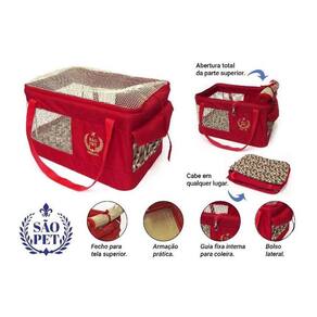 Bolsa Aerea Sao Pet - Cia Latam - Vermelha
