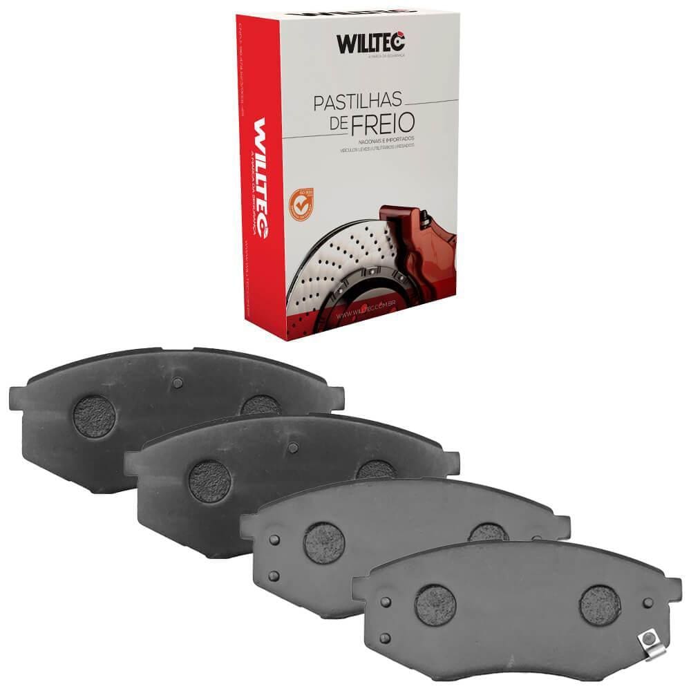 Kit Pastilha Freio Dianteira Kia Soul Hyundai Ix35 Willtec