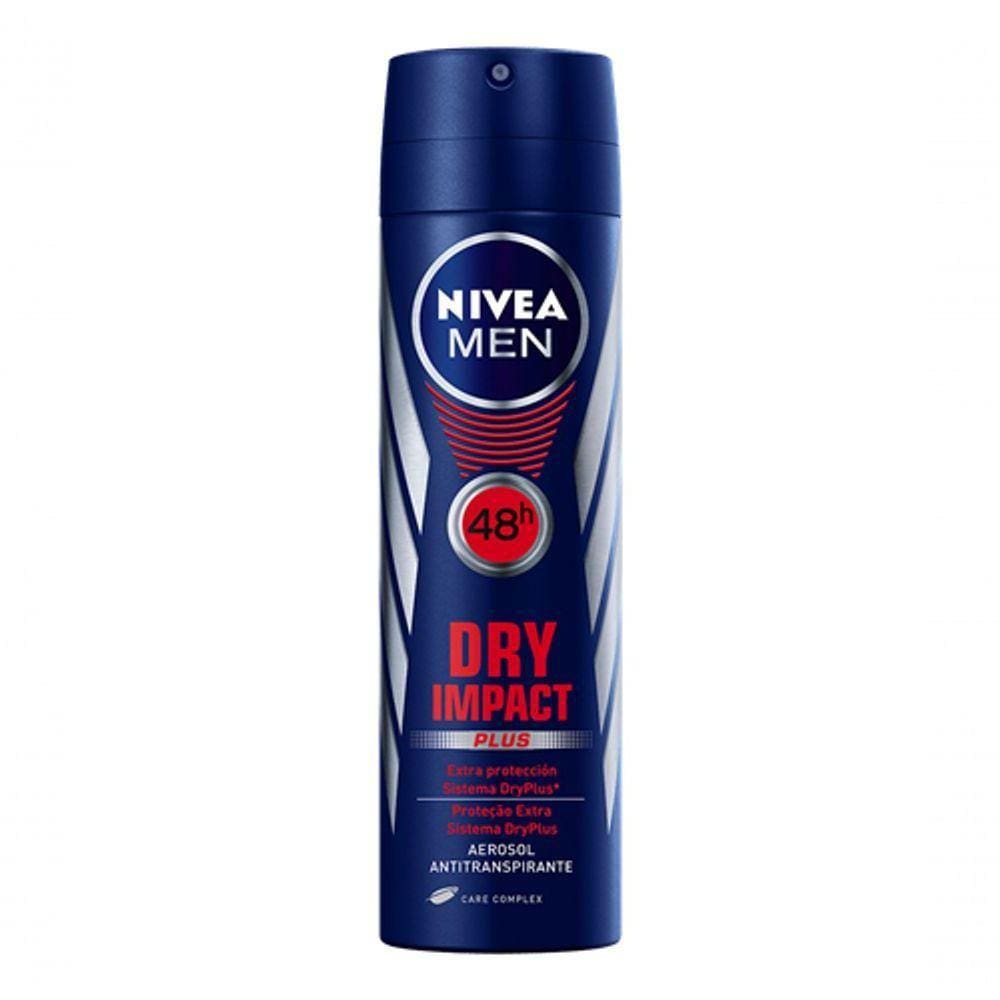 Desodorante Aerosol Nivea Men Dry Impact 150Ml