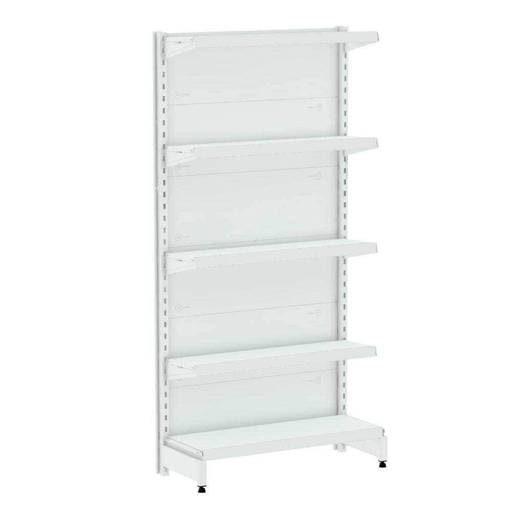 Gondola Parede 160 Inicial Branco 5 Bandejas Spe
