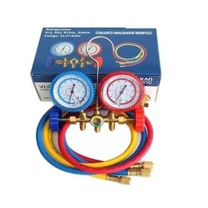 Manifold Ar Split Geladeira Gás R12 R22 R404 R134A