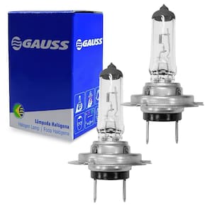Par Lâmpada Amarela Halógena Hiodo H7 12V 55W PX26D Gauss
