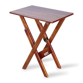 Mesa Aparador Dobrável Madeira Padrão Imbuia Cor: Marrom
