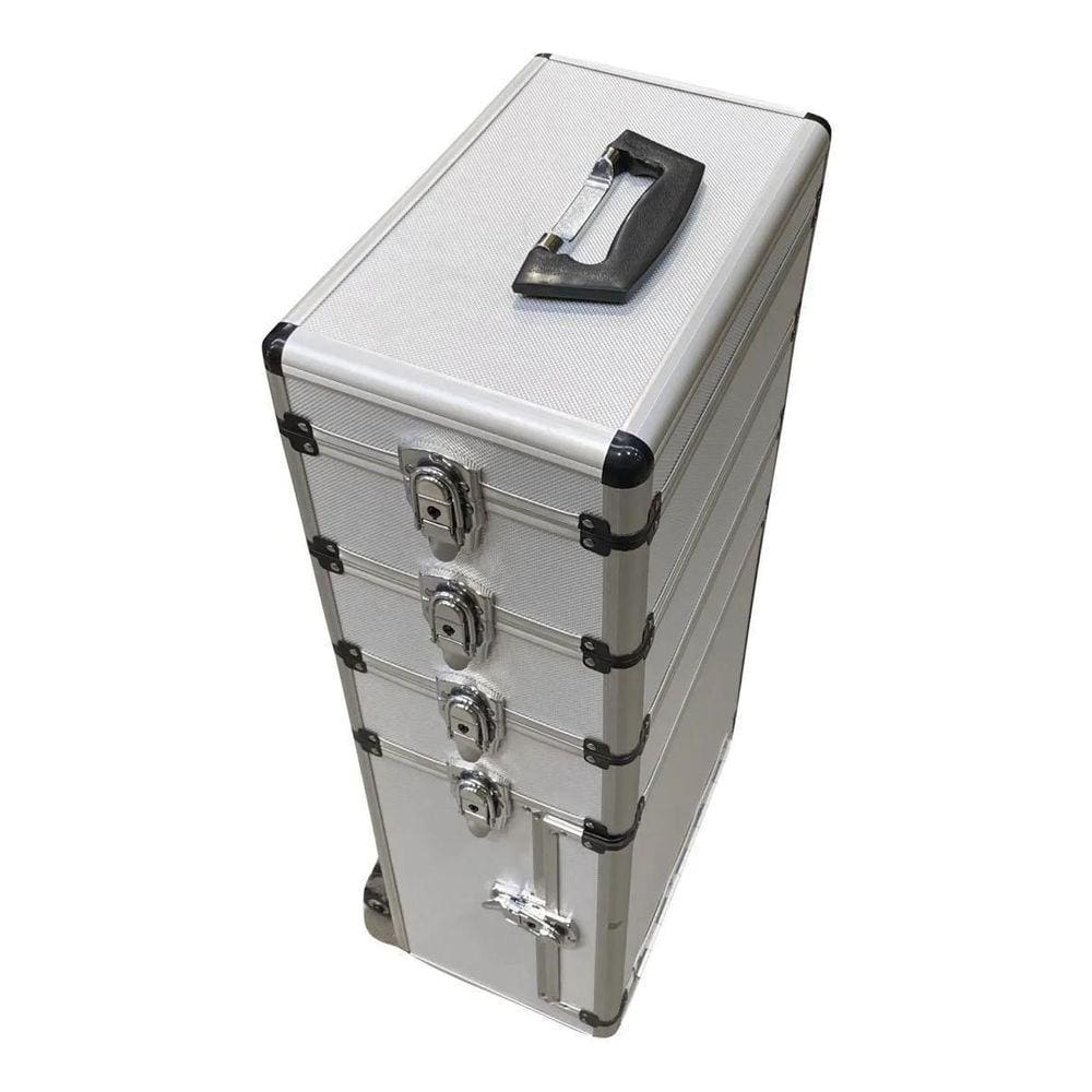Carrinho Maleta Ferramenta Aluminio Caixas Empilháveis 250Kg