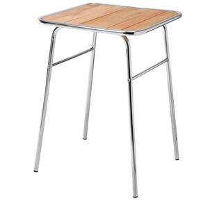 Mesa Pequena Cromada Para Sacada De Apartamento