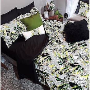 Jogo De Cama Solteiro King 8 Peças Edredom Florestal Dark