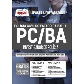 Apostila Polícia Civil Da Bahia - Investigador De Polícia