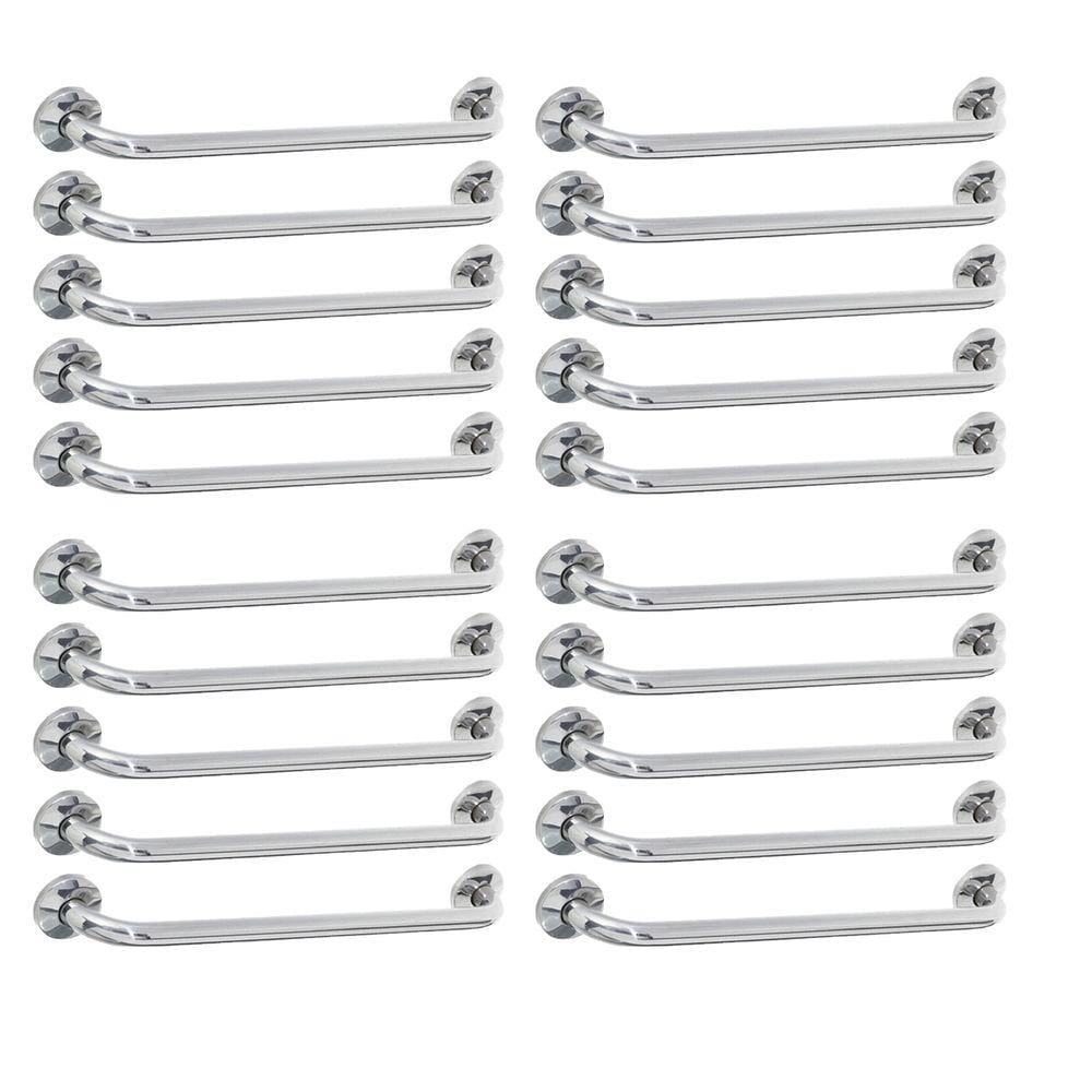 Alça Apoio 60cm Barra Inox Kit 20 Unidades Suporte Banheiro Idoso Gestante Criança Acessibilidade Segurança