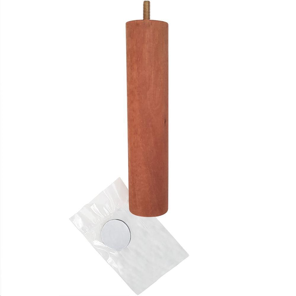 Pé De Cama Box 1 Peça Reposição Pés Para Móveis Pé Palito 20Cm Madeira