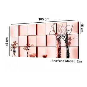 Espelho Decorativo 3D Painel Liverpool Montável 21 Peças