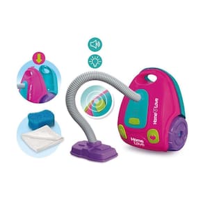 Brinquedo Mini Aspirador De Pó Infantil Rosa Home Love