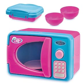Brinquedo Kit Mini Microondas Coleção Le Chef Luz E Som