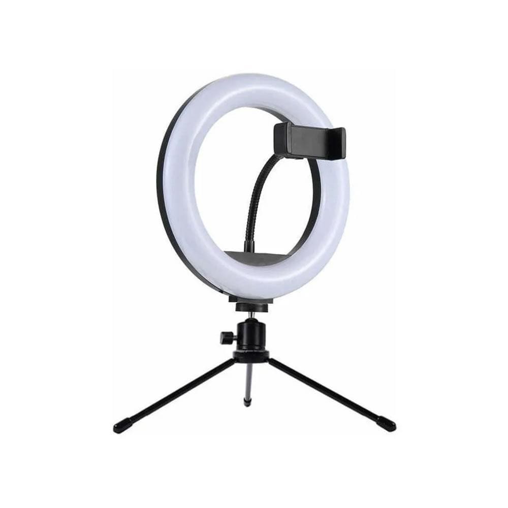Luz Ring Light 8 Pol Tripé De Mesa Suporte Para Celular