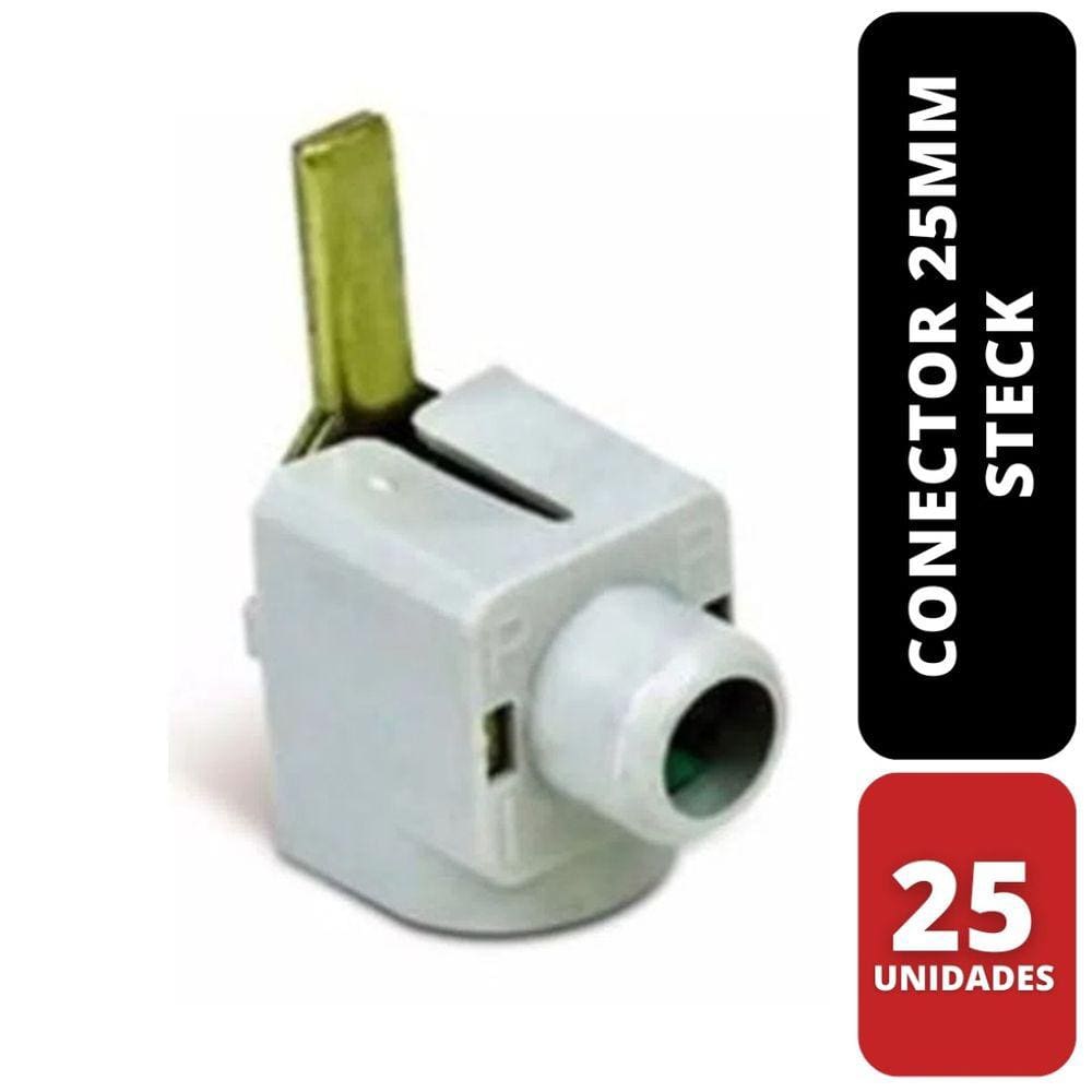 Kit 25 Conector 25Mm Steck Scf1000