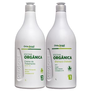 Kit Gloss Progressiva Orgânica Sem Formol Onixx 2X1000Ml