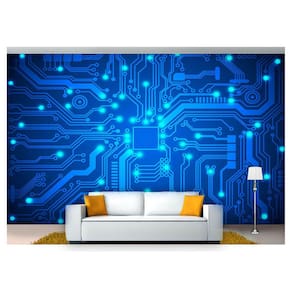 Papel De Parede Tecnologia Finanças Computação 7,50M² Tec02