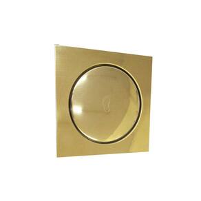 Ralo Inteligente Click Dourado 15X15Cm - By Fineza