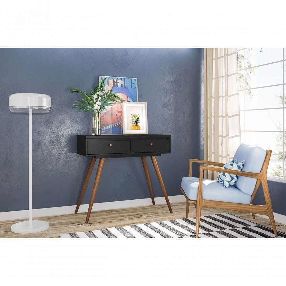 Aparador Retro York Preto Ac - Cor: Preto