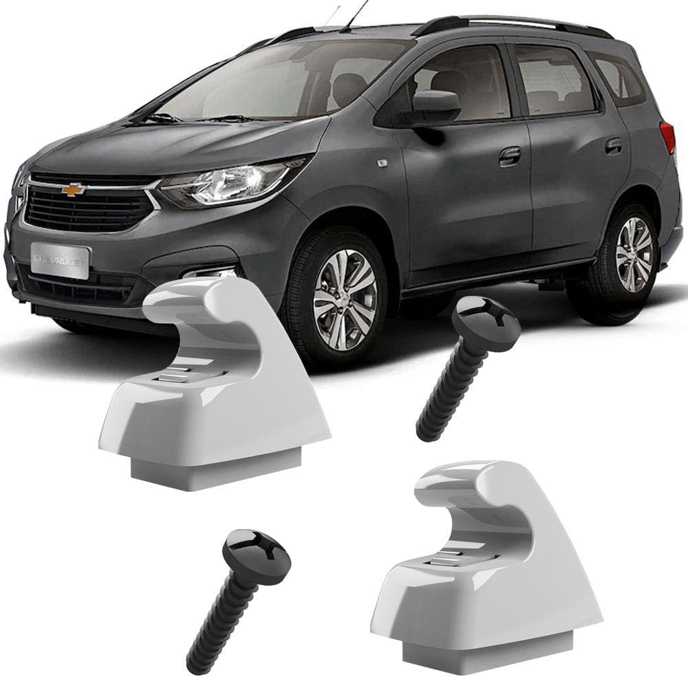 2 Grampos Presilhas Suporte com Parafuso do Quebra Sol Spin 2019 2020 2021 2022 2023
