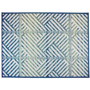 Tapete Sisal Aurora 03 Azul 2,50 X 3,00 - Edantex