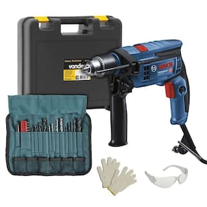 Furadeira Impacto Bosch Gsb13Re 750W Gsb 13 + Acess 110V