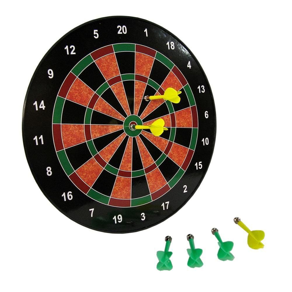 Dardo Alvo Rigido 46cm Dart Game+6 Dardo Magnético Sem Ponta