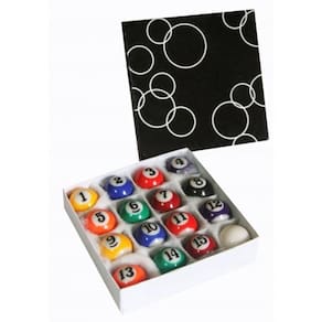 Jogo Bola Pequena 25mm Numerada Sinuca Bilhar Snooker