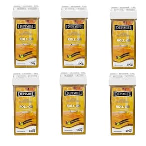 Cera Depilatória Roll-On Clássica Depimiel 100g Depimiel kit com 6 unidades