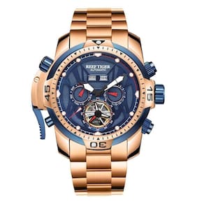 Relógio Masculino Reef Tiger Rga3532-ybyo à Prova D`água Ouro