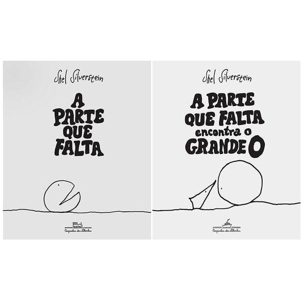 Kit Livros A Parte Que Falta 2 Livros Shel Silverstein