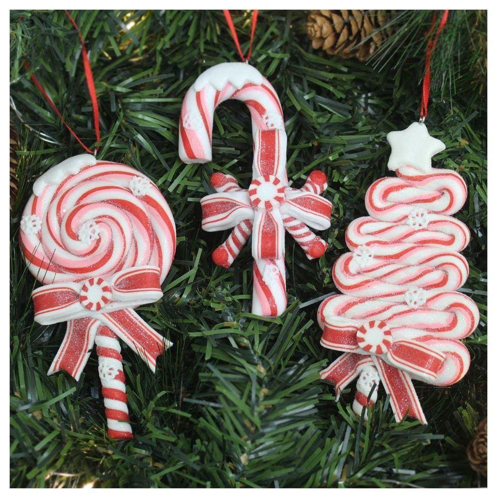 Kit 9 Enfeites Pendentes Rosa Para árvore De Natal