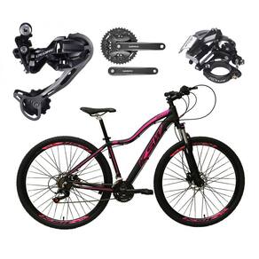 Bicicleta Aro 29 Ksw Xlt Câmbio Traseiro Shimano Deore e Altus 27v