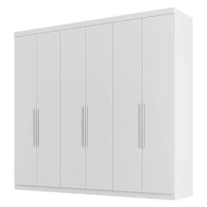 Guarda Roupa Casal Evidence Plus Branco - Zanzini