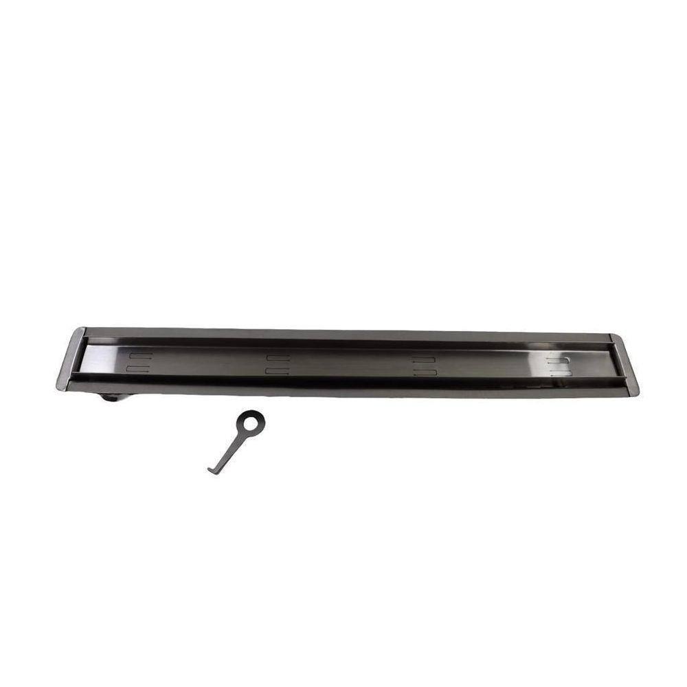 Ralo Linear Oculto 50 Cm X 6 Cm Saída Lateral Inox304