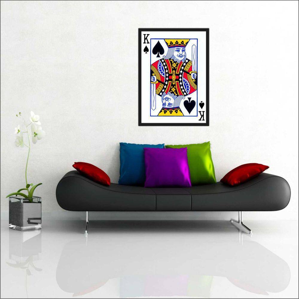 Quadro Decorativo Jogos Cartas Baralho Decorações