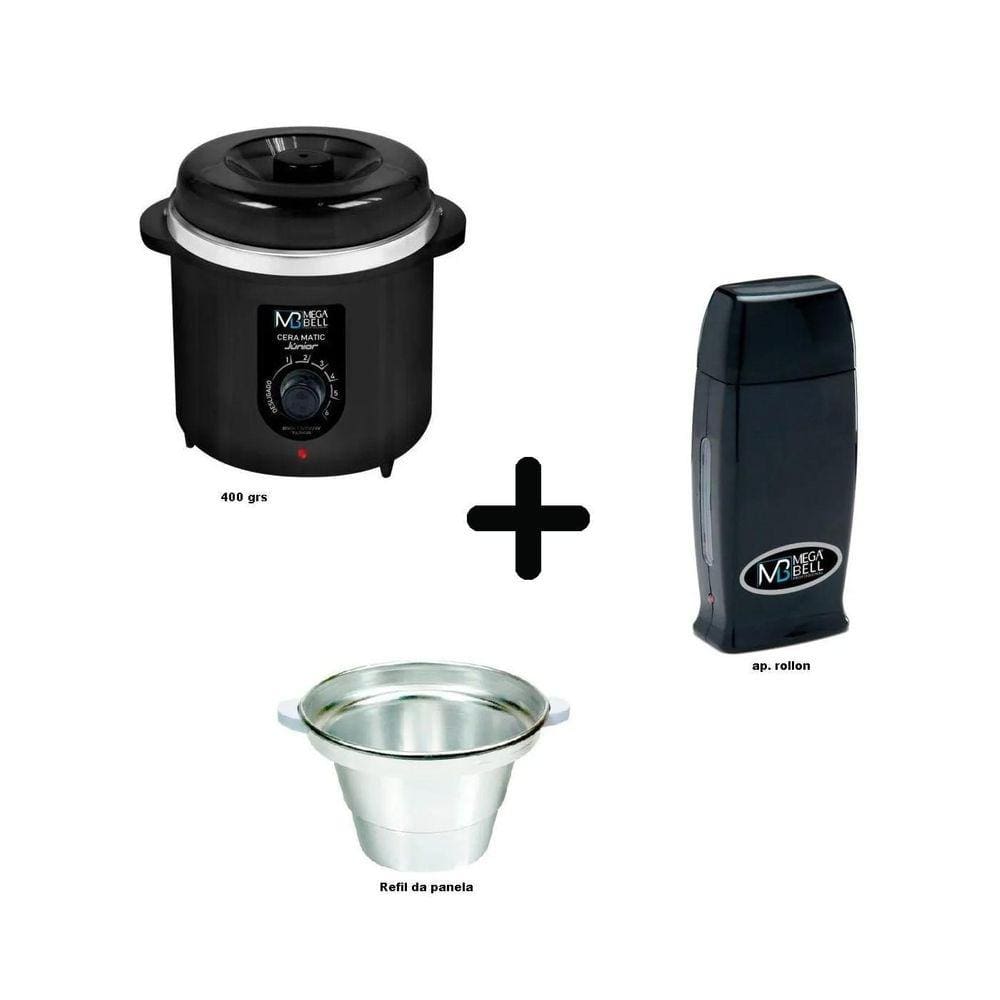 Termocera Panela Aquecedor De Cera 400G Bivolt Mega Bell