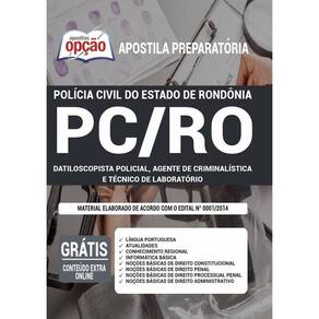 Apostila Pc Ro Datiloscopista Policial Agente Criminalística