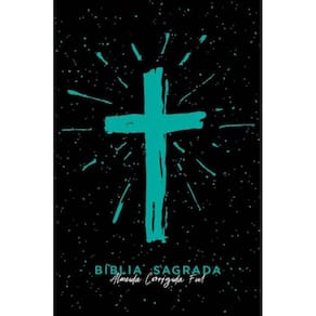 Bíblia Acf Slim Cruz Tiffany - Letra Normal