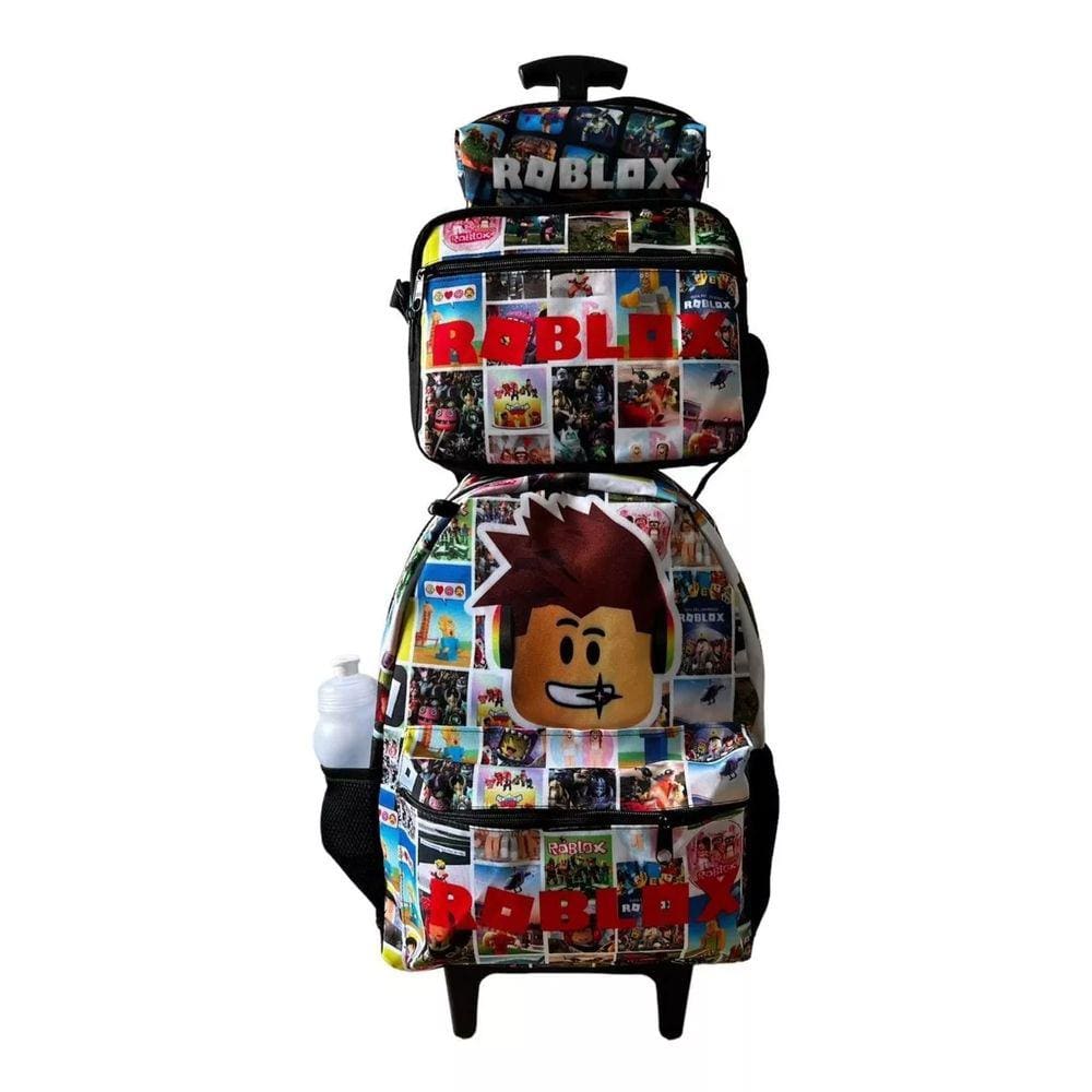 Mochila roblox rodinha  Black Friday Pontofrio